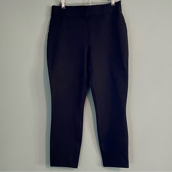 Spanx The Perfect Pant 4 Pocket Ankle Pants Black Sz M P - Picture 1 of 7